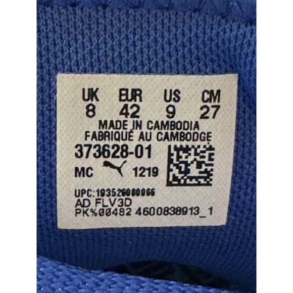 Puma Roma Mens Size 9 Blue‎ White Green Athletic Leather Walking Shoes Sneakers main image 6